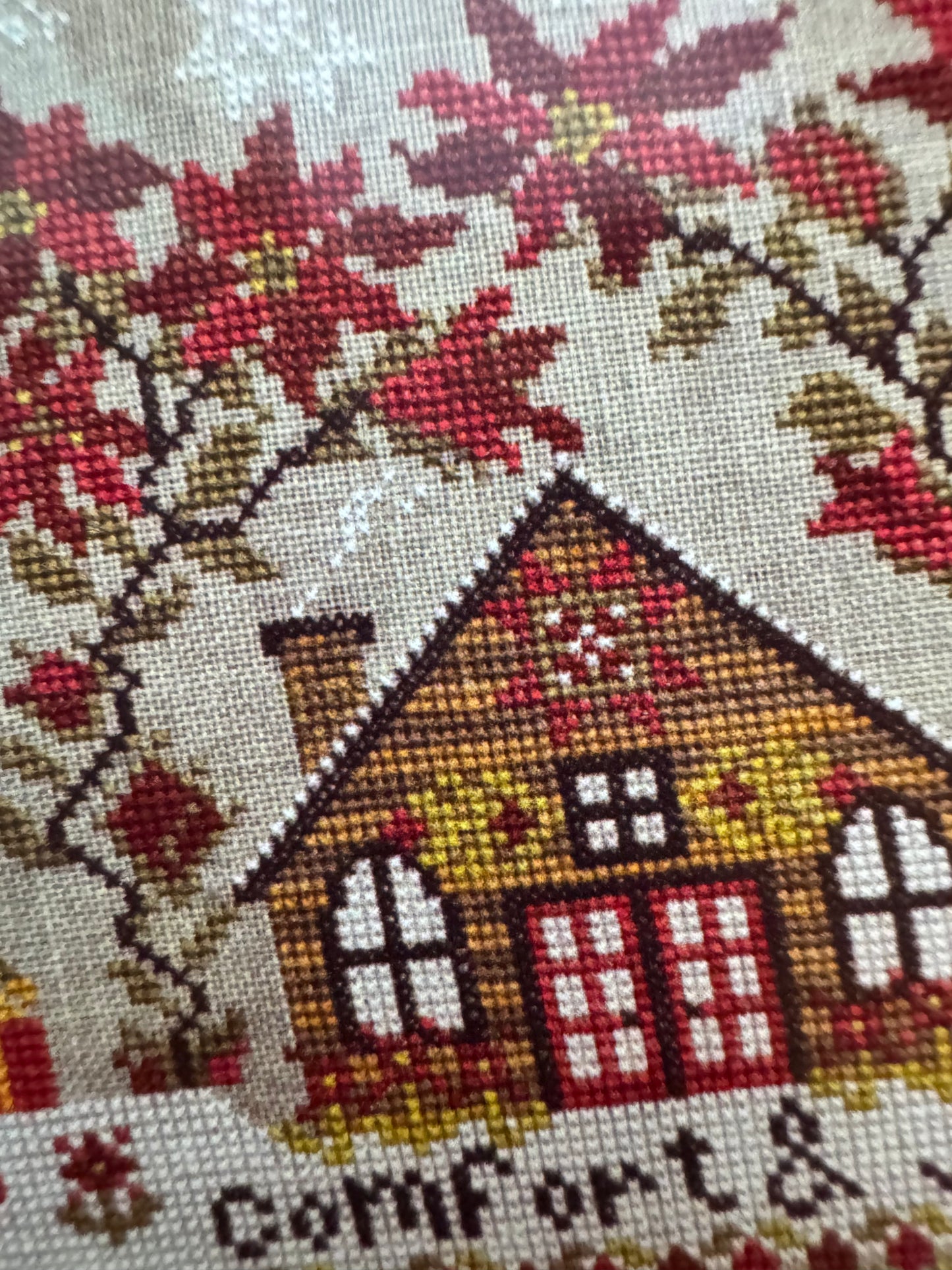Comfort & Joy; Quaint Rose Needlearts