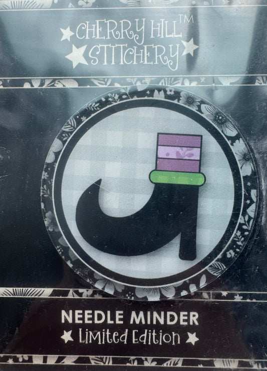 Witch Shoe Needle Minder, Cherry Hill Stitchery