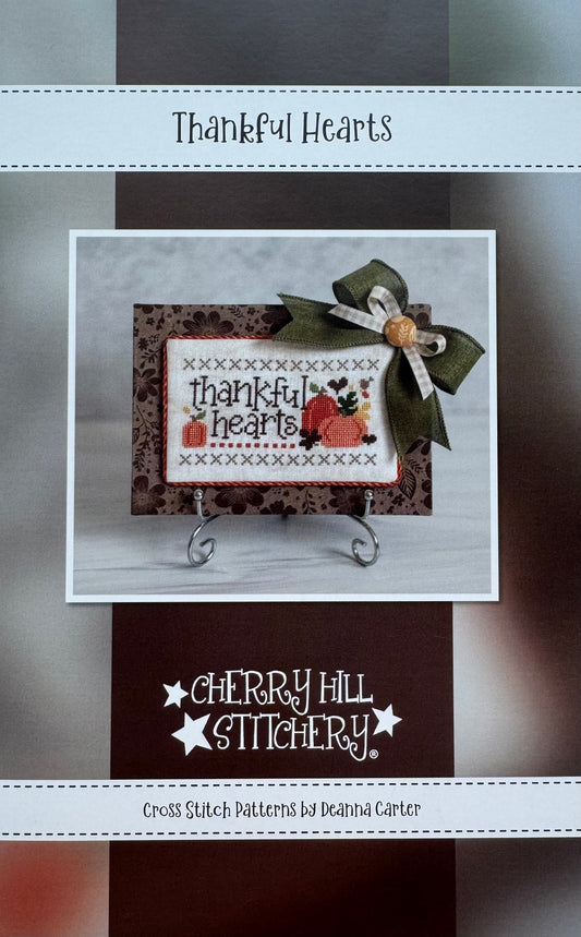 Thankful Hearts; Cherry Hill Stitchery