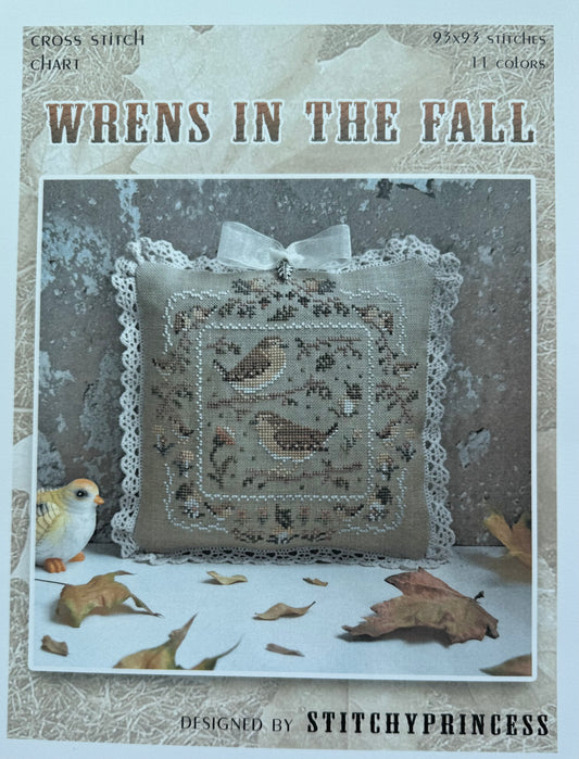 Wrens in the Fall; Stitchy Princess