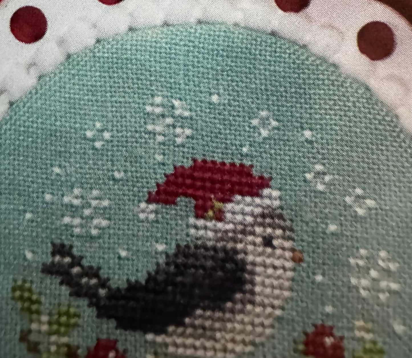 Vintage Ornaments Set Three; Cherry Blossoms