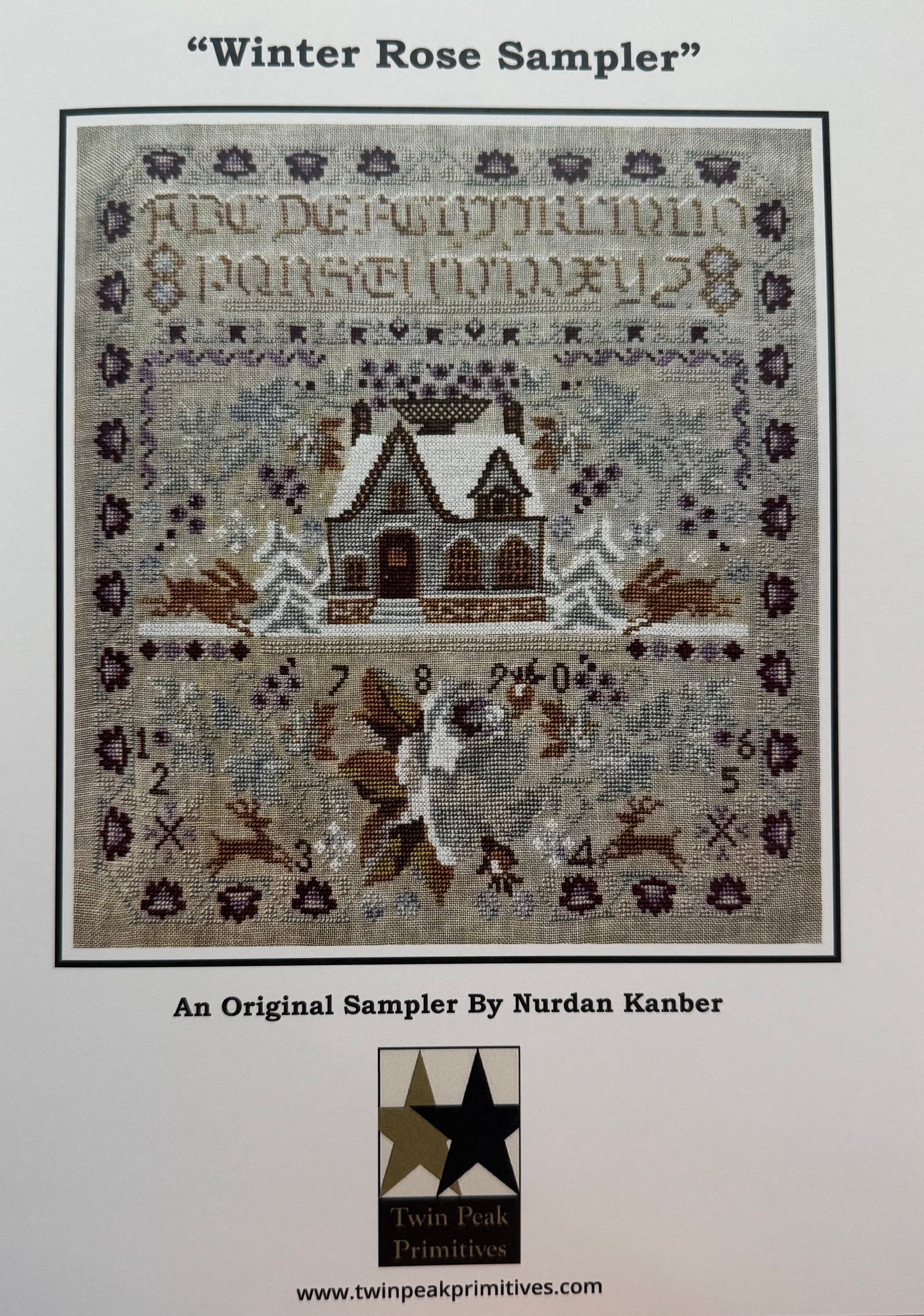 Winter Rose Sampler; Twin Peak Primitives