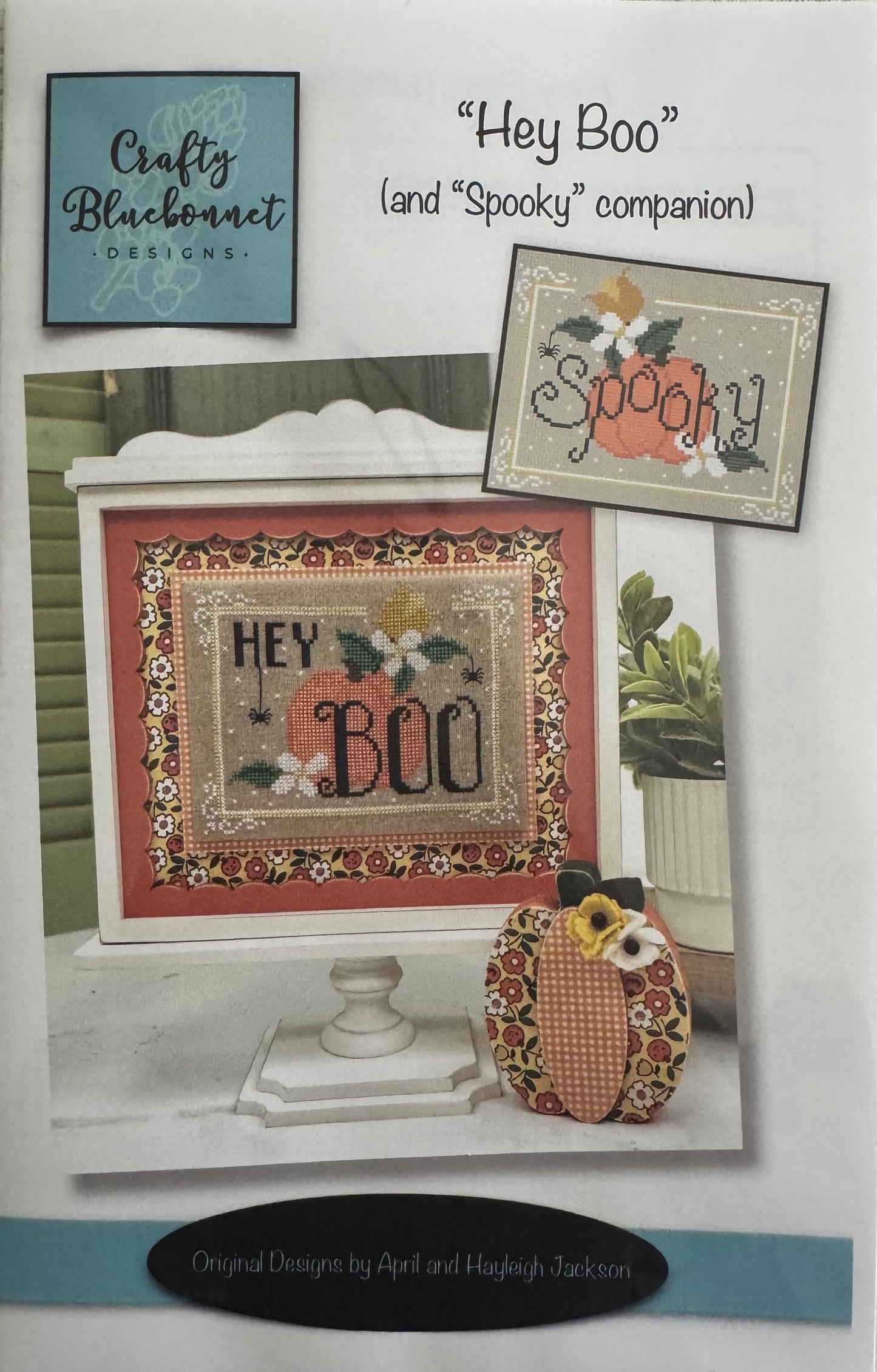 Hey Boo; Crafty Bluebonnet Designs