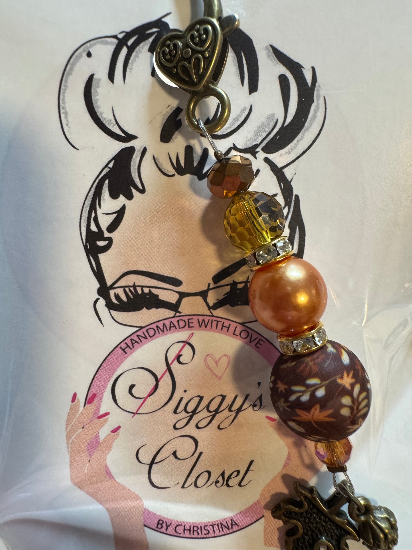 Autumn Themed Scissor FOB