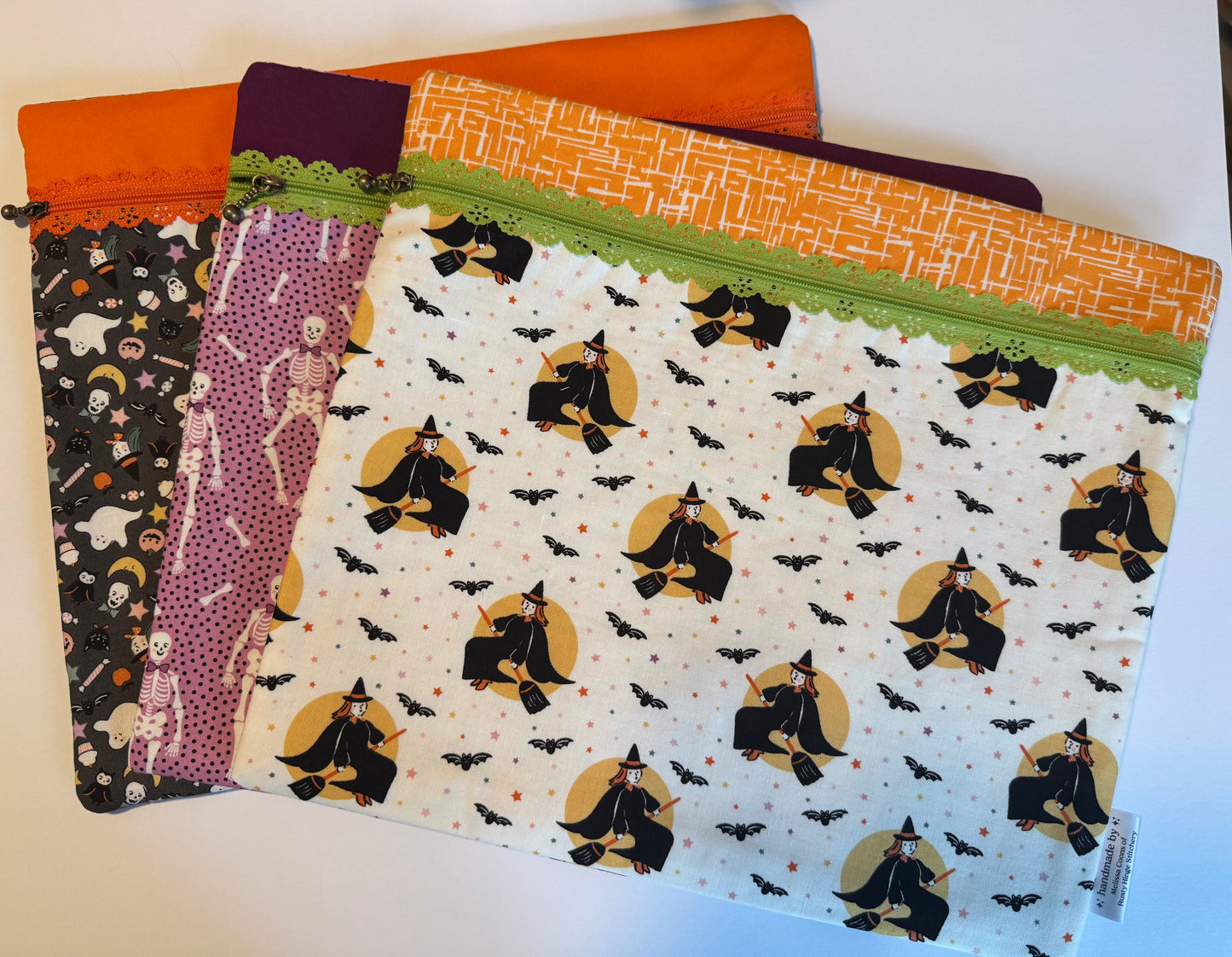 Halloween Project Bags by The Rusty Hinge Stitchery