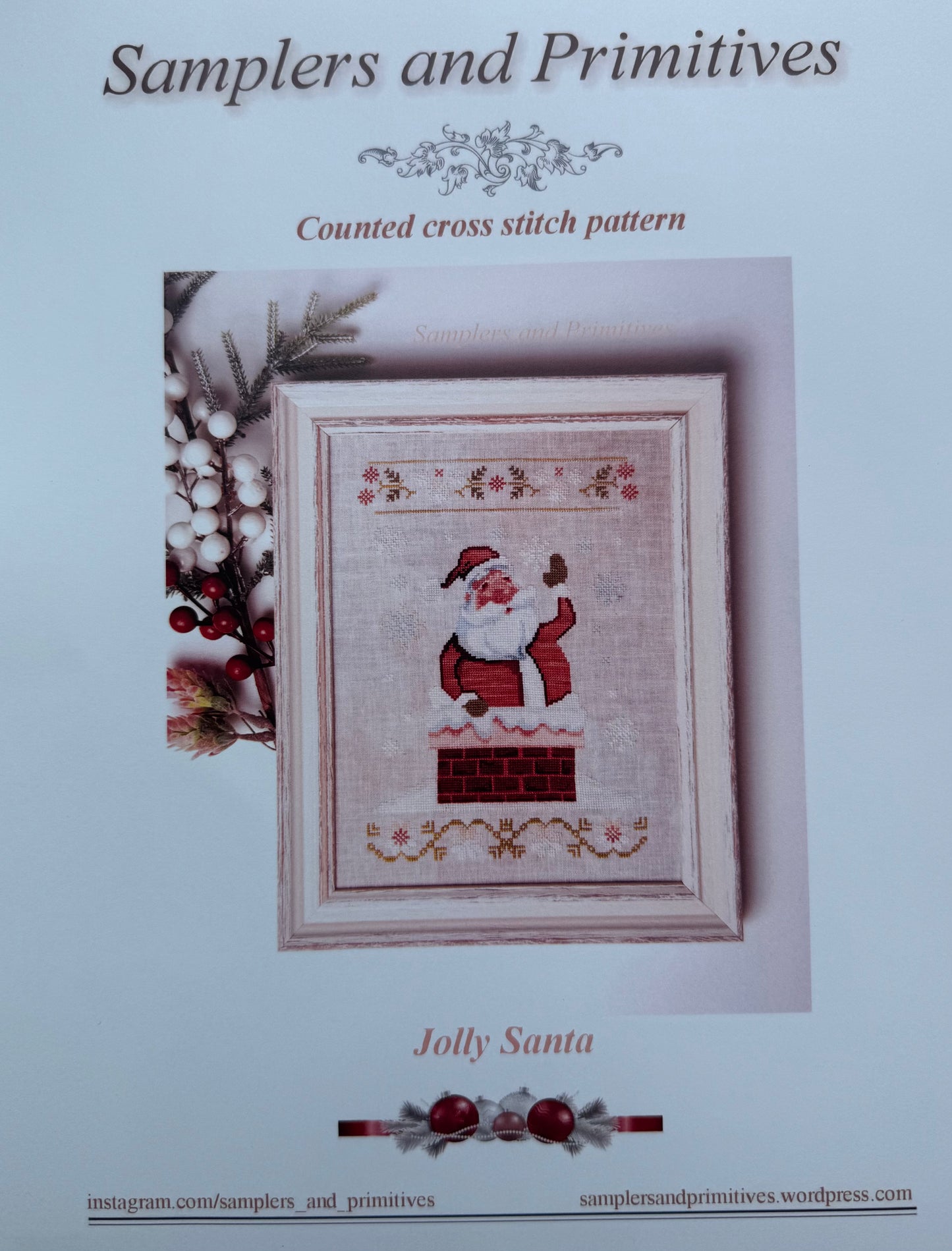 Jolly Santa; Samplers and Primitives