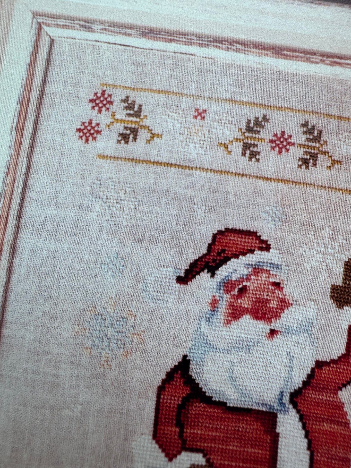 Jolly Santa; Samplers and Primitives