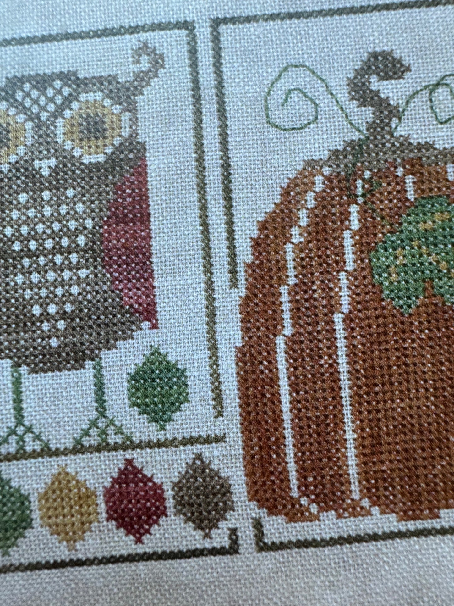 Harvest Etchings; Heart In Hand Needleart