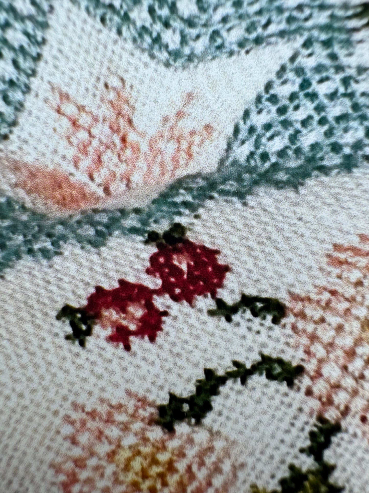 Summer Biscornu; Antique Needleworkers