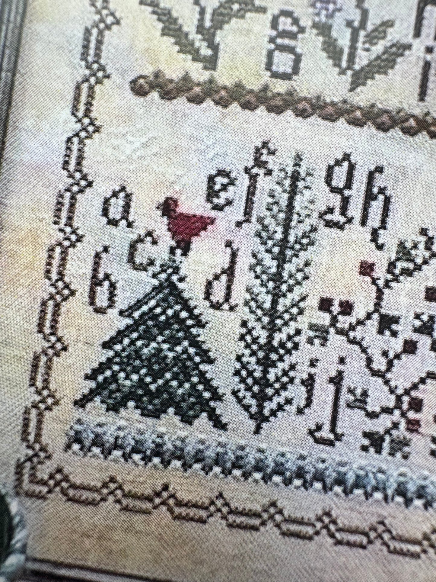 Winter Alphabet Garden; Jeannette Douglas Designs