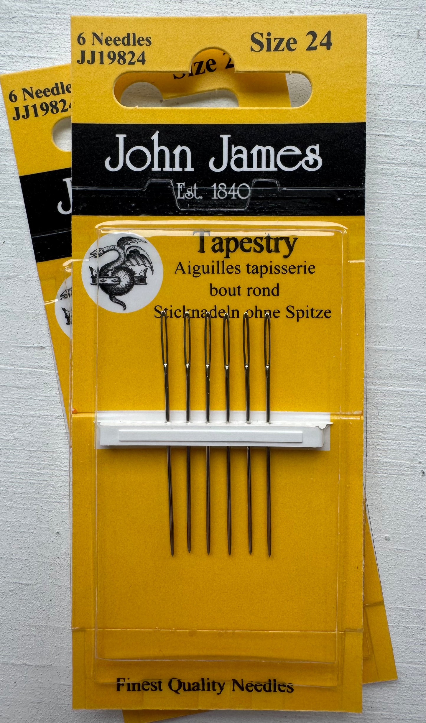 John James Tapestry Needles, Size 24