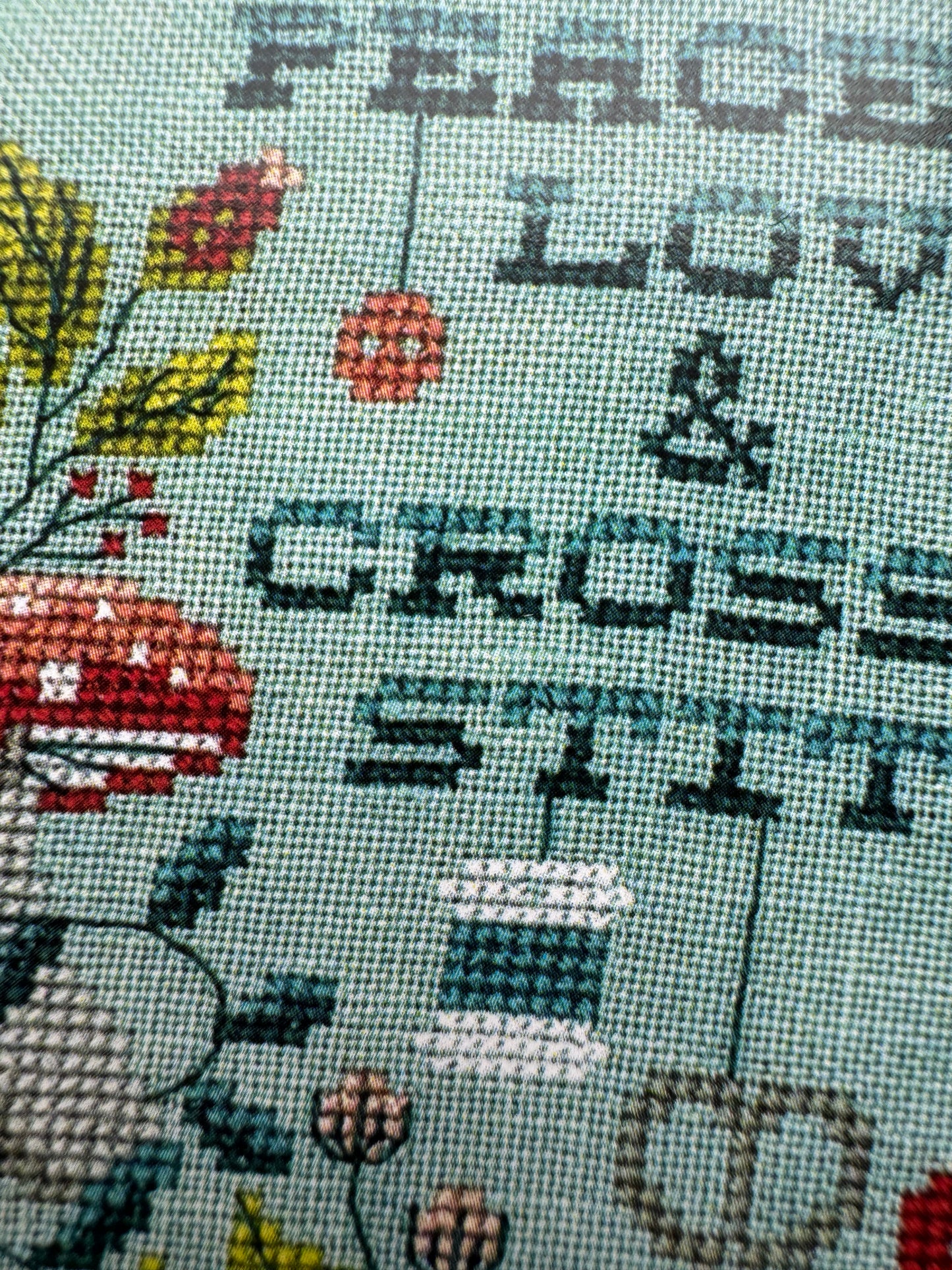 Peace, Love and Cross Stitch; Tiny Modernist