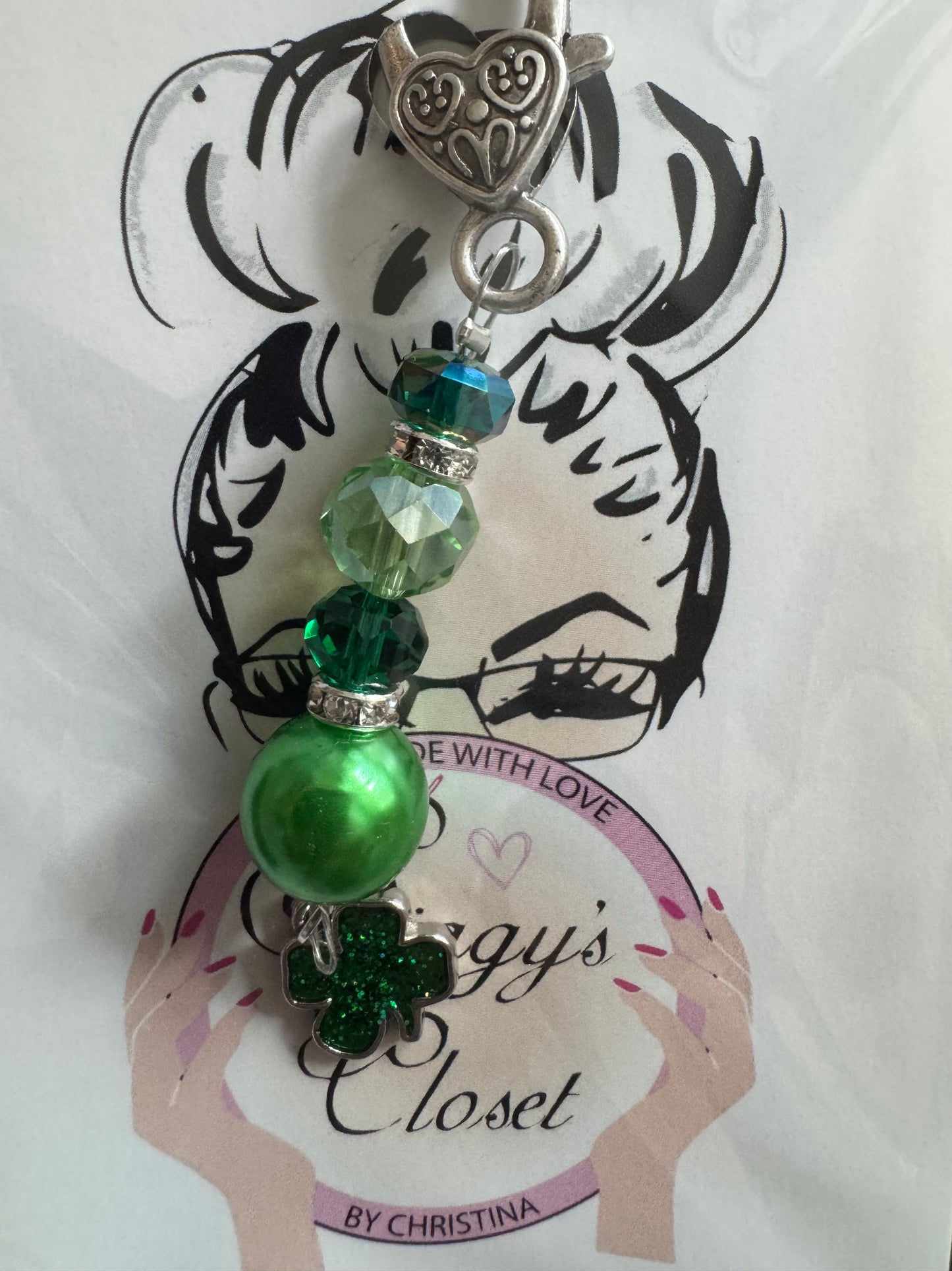 Shamrock Themed Scissor FOB