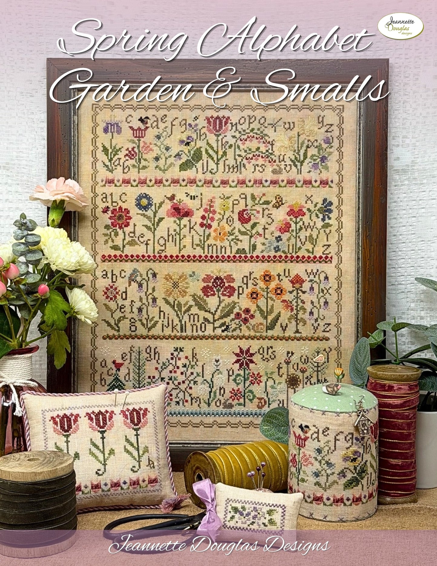 Spring Alphabet Garden & Smalls; Jeannette Douglas Designs