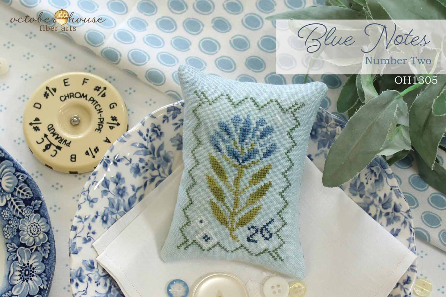 Blue Notes Number Two; October House Fiber Arts