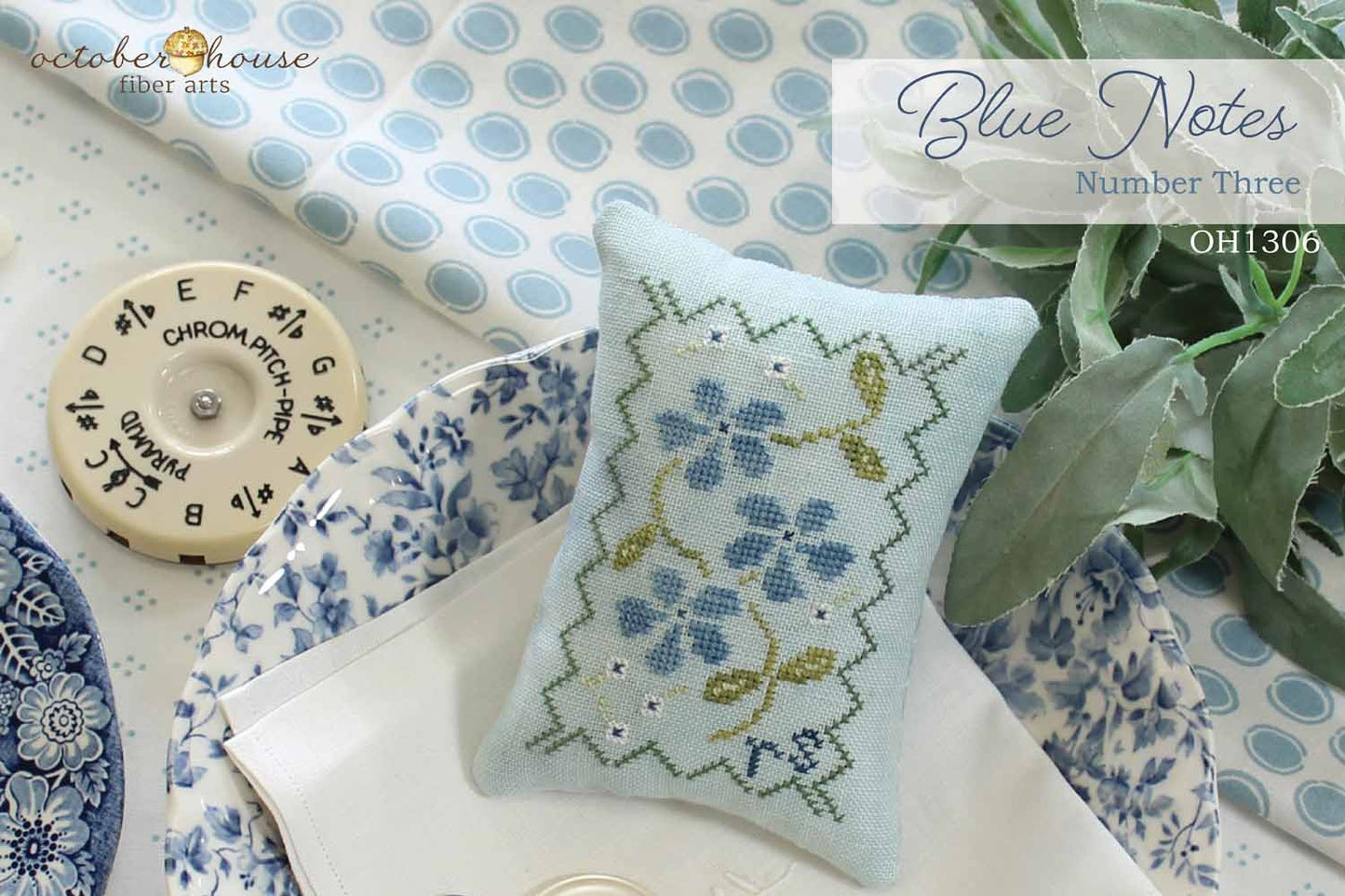 Blue Notes Number Three; October House Fiber Arts
