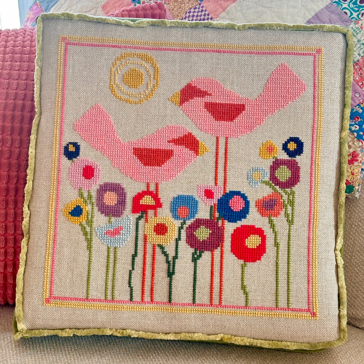 A Flock of Sunshine; Luhu Stitches