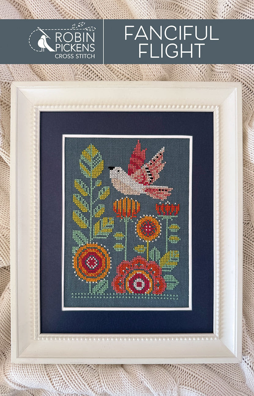 Fanciful Flight; Robin Pickens Cross Stitch
