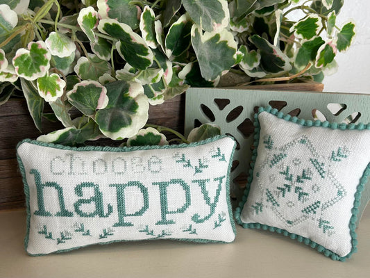 Choose Happy; Emily Call Stitching
