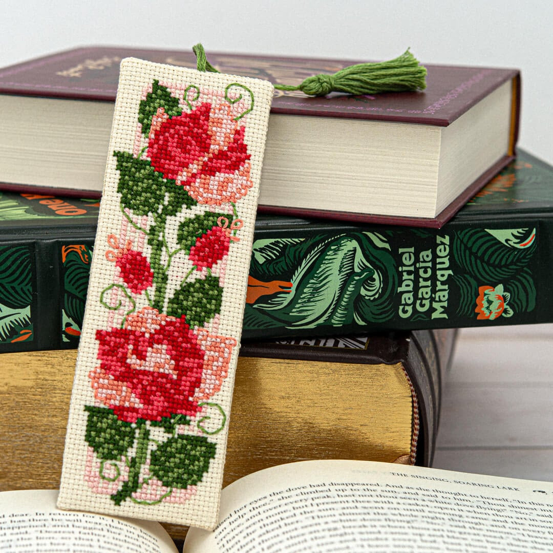 Climbing Roses Bookmark; Counting Puddles