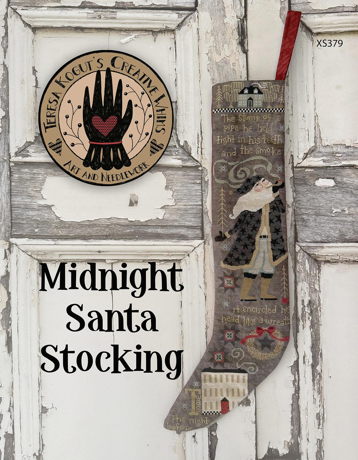 Midnight Santa Stocking; Teresa Kogurt's Creative Whims