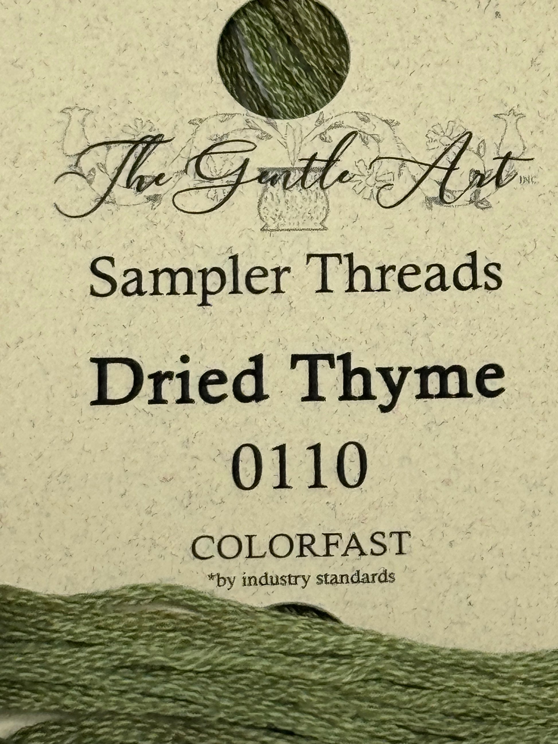 The Gentle Art Sampler Threads; Dried Thyme – The Cross Stitch Emporium