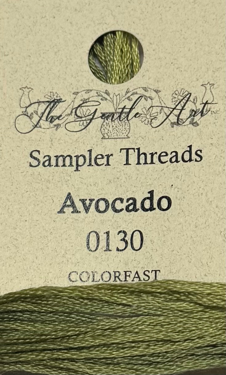 The Gentle Art Sampler Threads; Avocado – The Cross Stitch Emporium