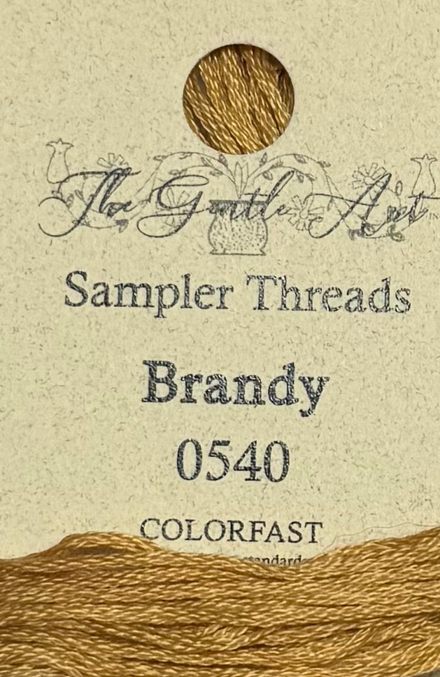 The Gentle Art Sampler Threads; Brandy – The Cross Stitch Emporium