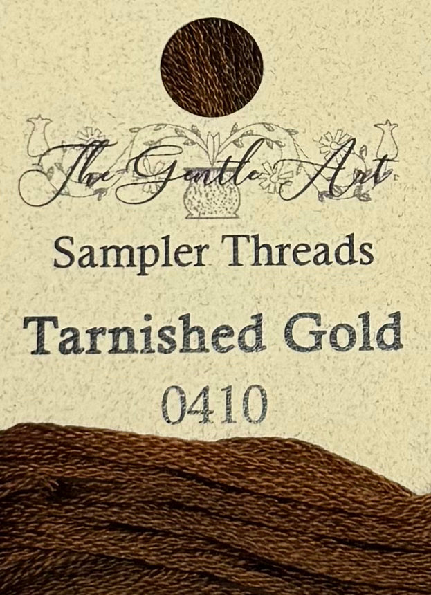 The Gentle Art Sampler Threads; Tarnished Gold – The Cross Stitch Emporium