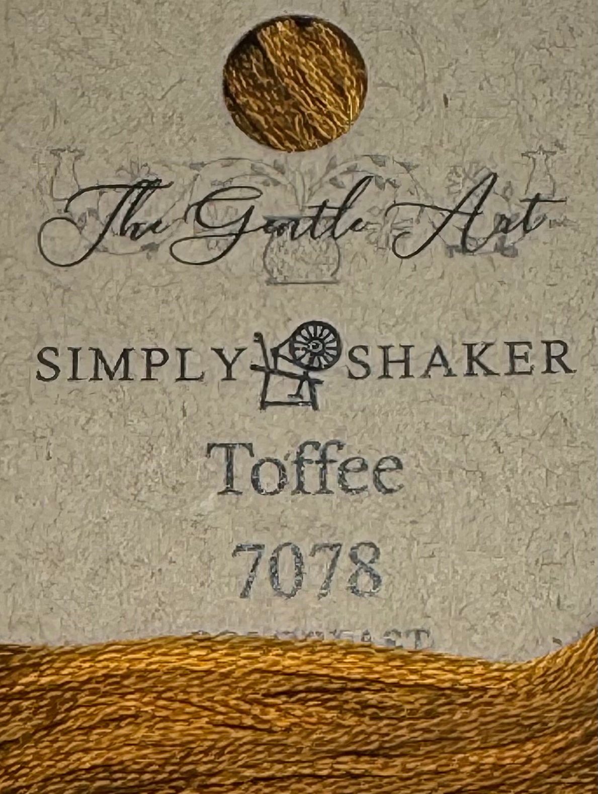 The Gentle Art Simply Shaker Threads; Toffee – The Cross Stitch Emporium
