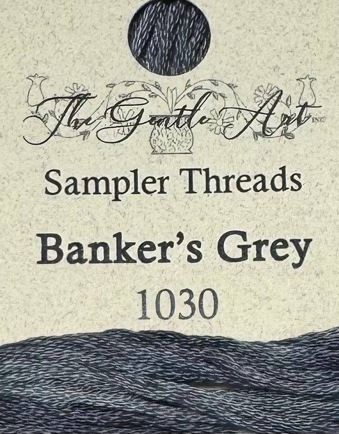 The Gentle Art Sampler Threads; Banker's Grey – The Cross Stitch Emporium