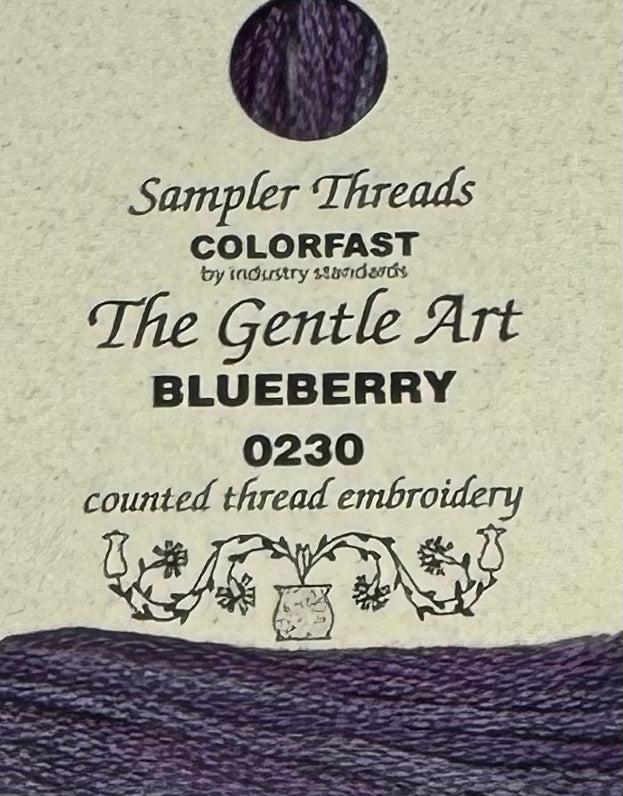 The Gentle Art Sampler Threads; Blueberry – The Cross Stitch Emporium