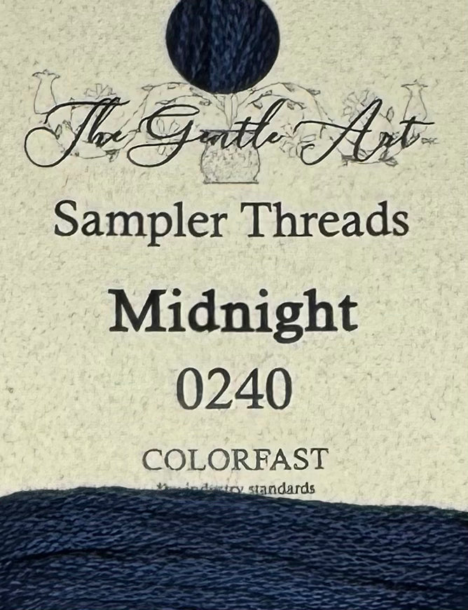 The Gentle Art Sampler Threads; Midnight – The Cross Stitch Emporium