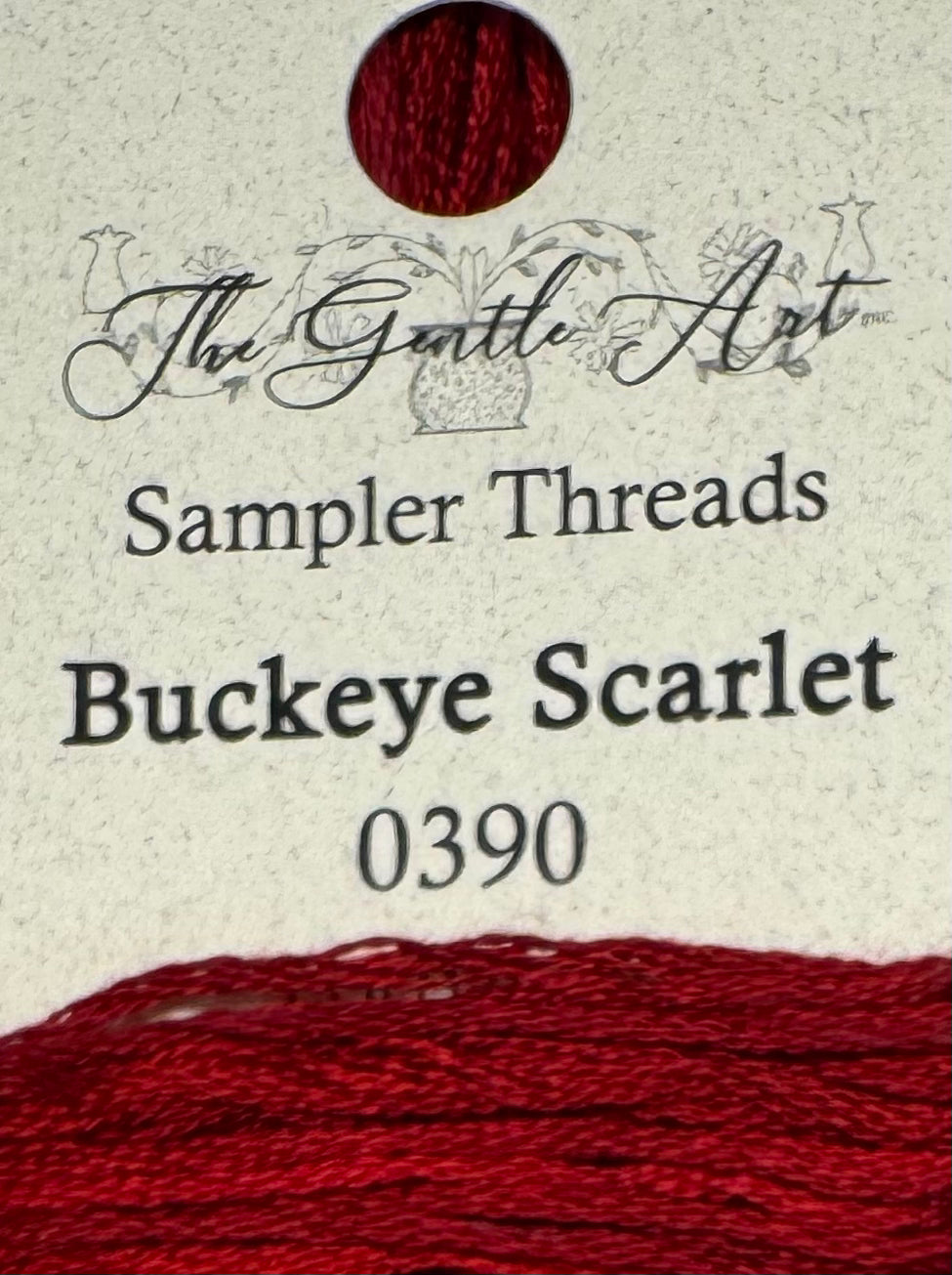 The Gentle Art Sampler Threads; Buckeye Scarlet – The Cross Stitch Emporium