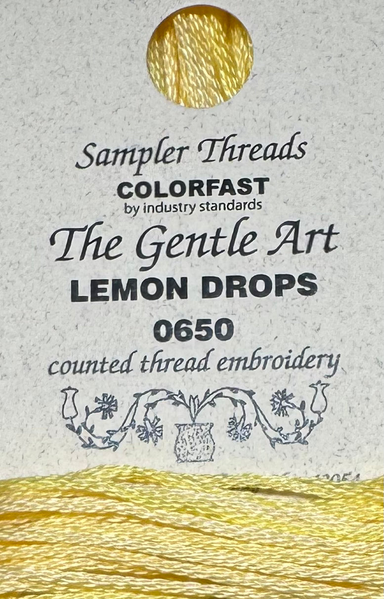 The Gentle Art Sampler Threads; Lemon Drops – The Cross Stitch Emporium