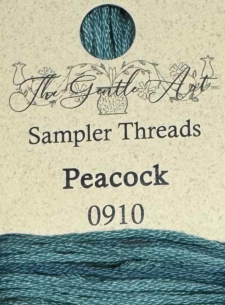 The Gentle Art Sampler Threads; Peacock – The Cross Stitch Emporium