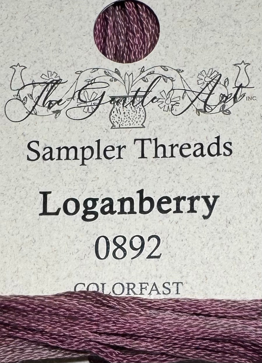 The Gentle Art Sampler Threads; Loganberry – The Cross Stitch Emporium