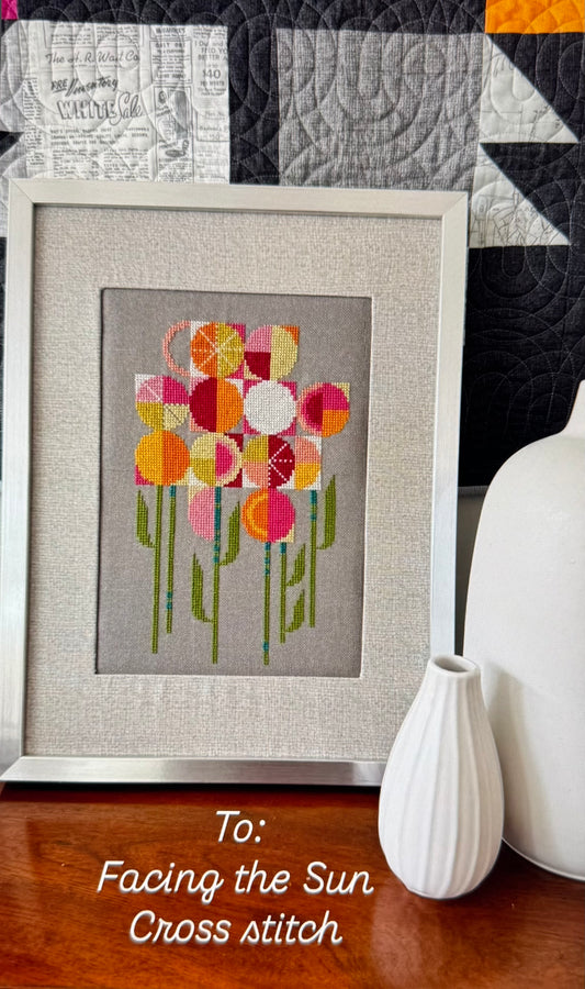 Facing the Sun; Robin Pickens Cross Stitch