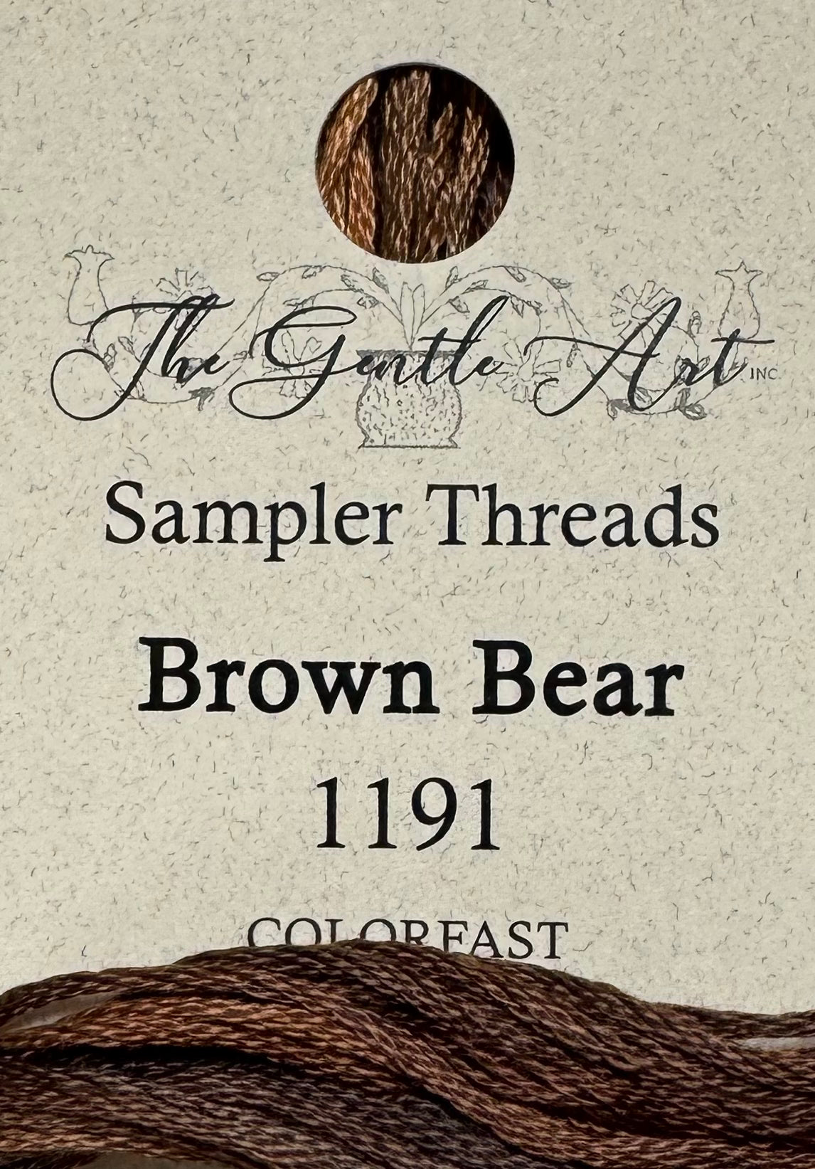 The Gentle Art Sampler Threads; Brown Bear – The Cross Stitch Emporium