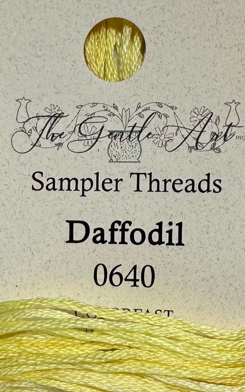 The Gentle Art Sampler Threads; Daffodil – The Cross Stitch Emporium