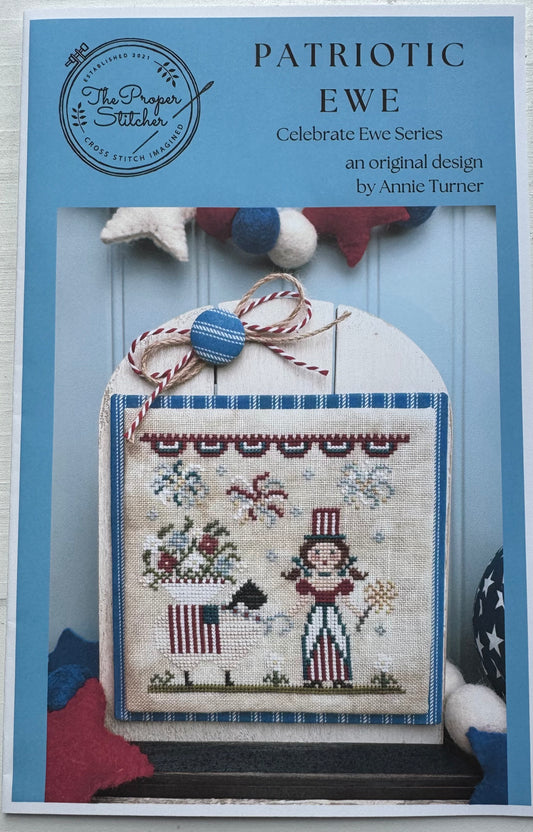 Patriotic Ewe Kit; The Proper Stitcher