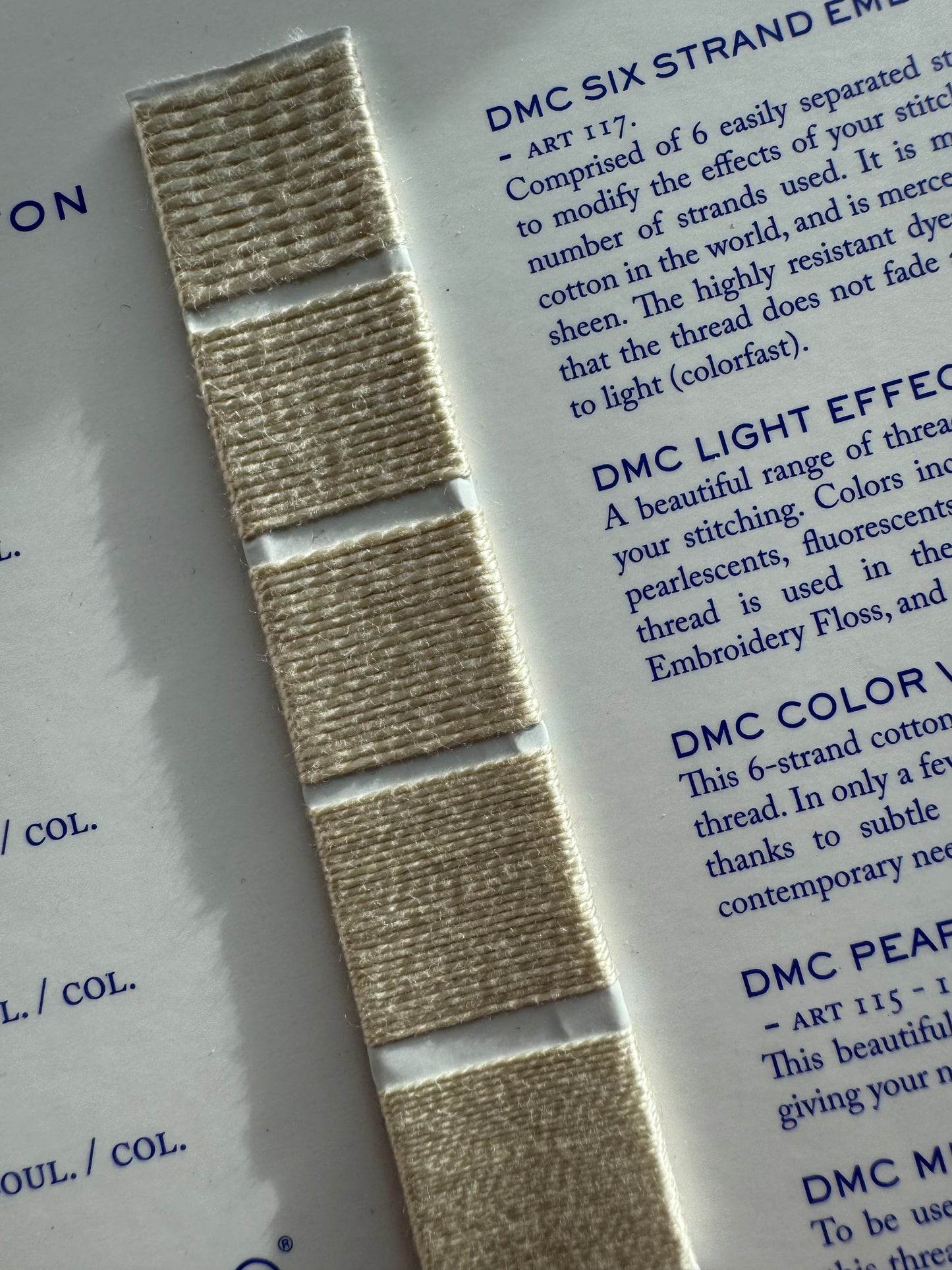 DMC Color Card