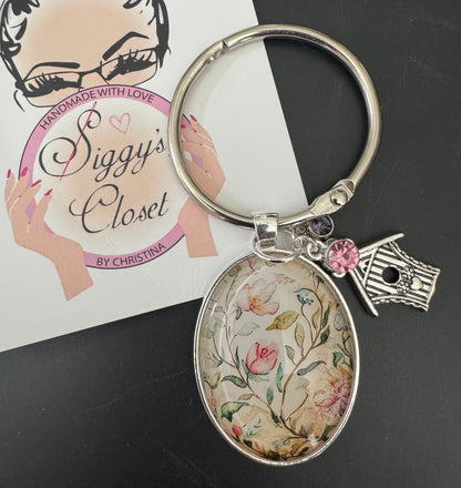Oval Floral Thread Keep