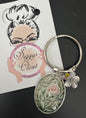 Oval Floral Thread Keep