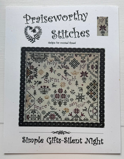 Simple Gifts - Silent Night; Praiseworthy Stitches