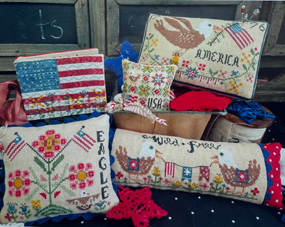 Wildflowers + Freedom; Quaint Rose Needlearts