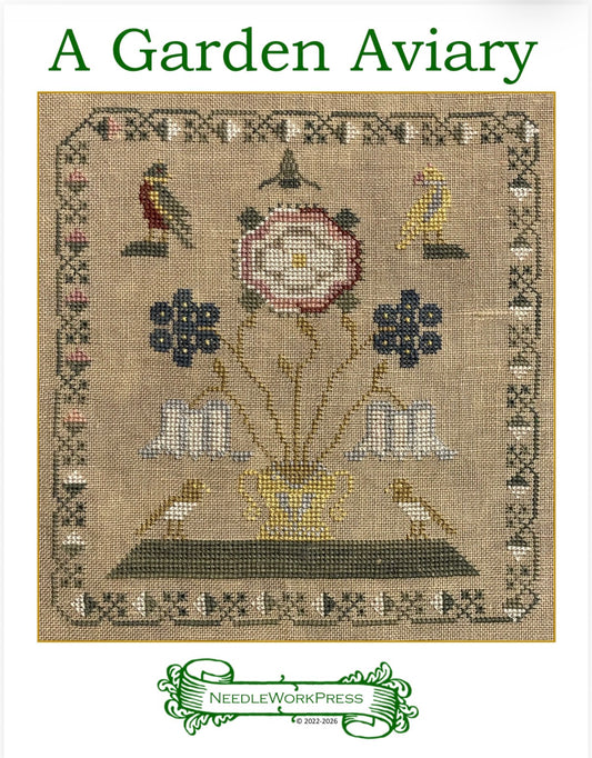 A Garden Aviary; NeedleWorkPress