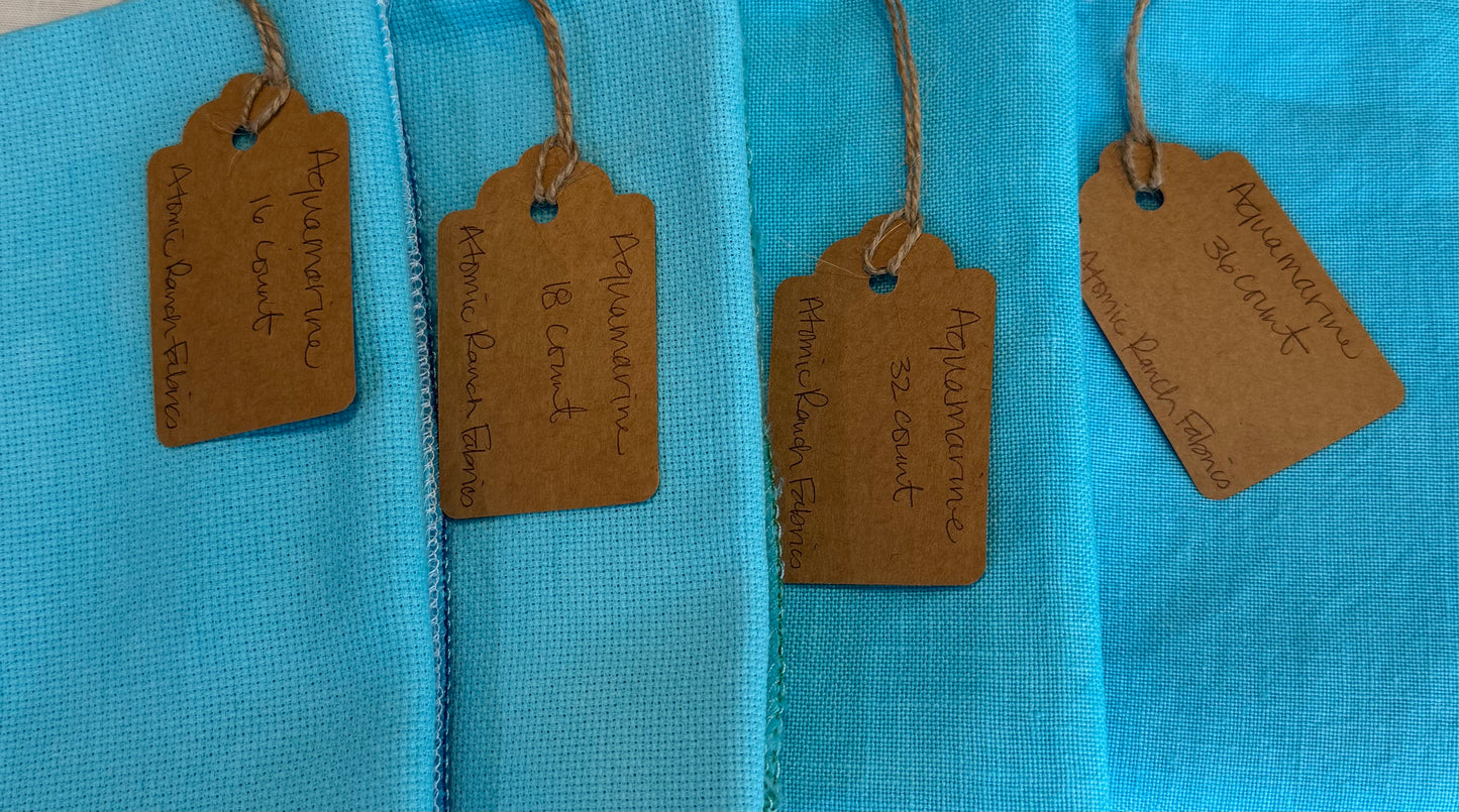 Aquamarine; Atomic Ranch Fabrics