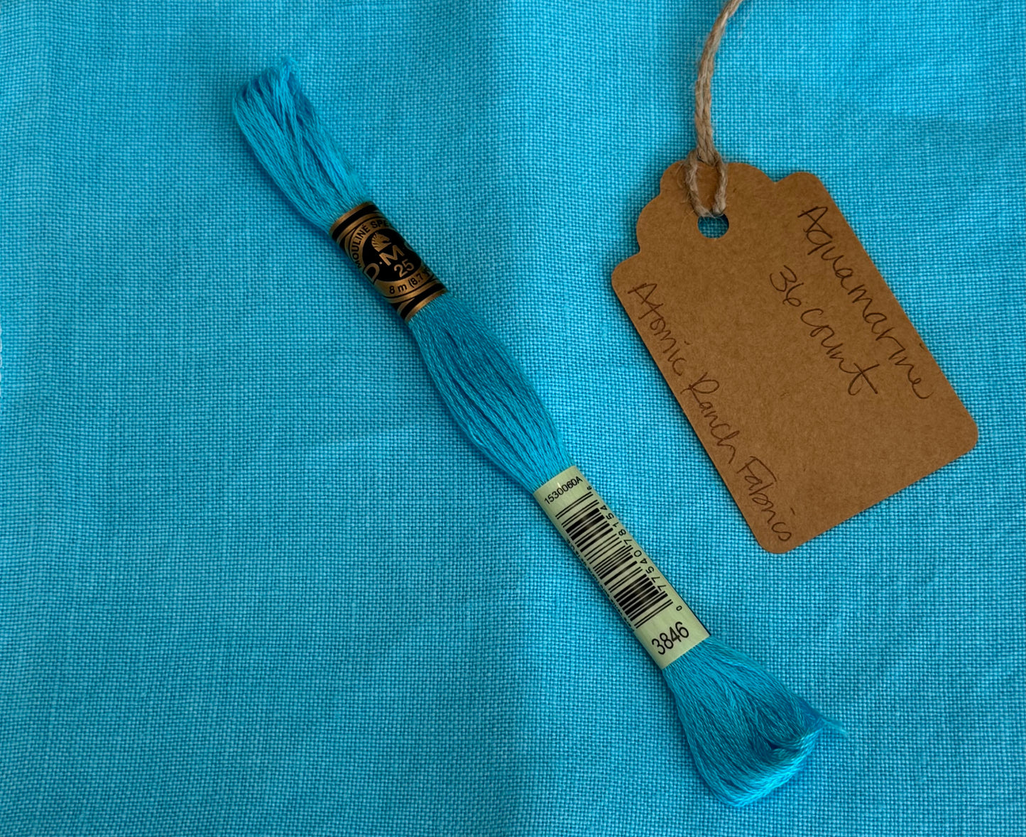 Aquamarine; Atomic Ranch Fabrics