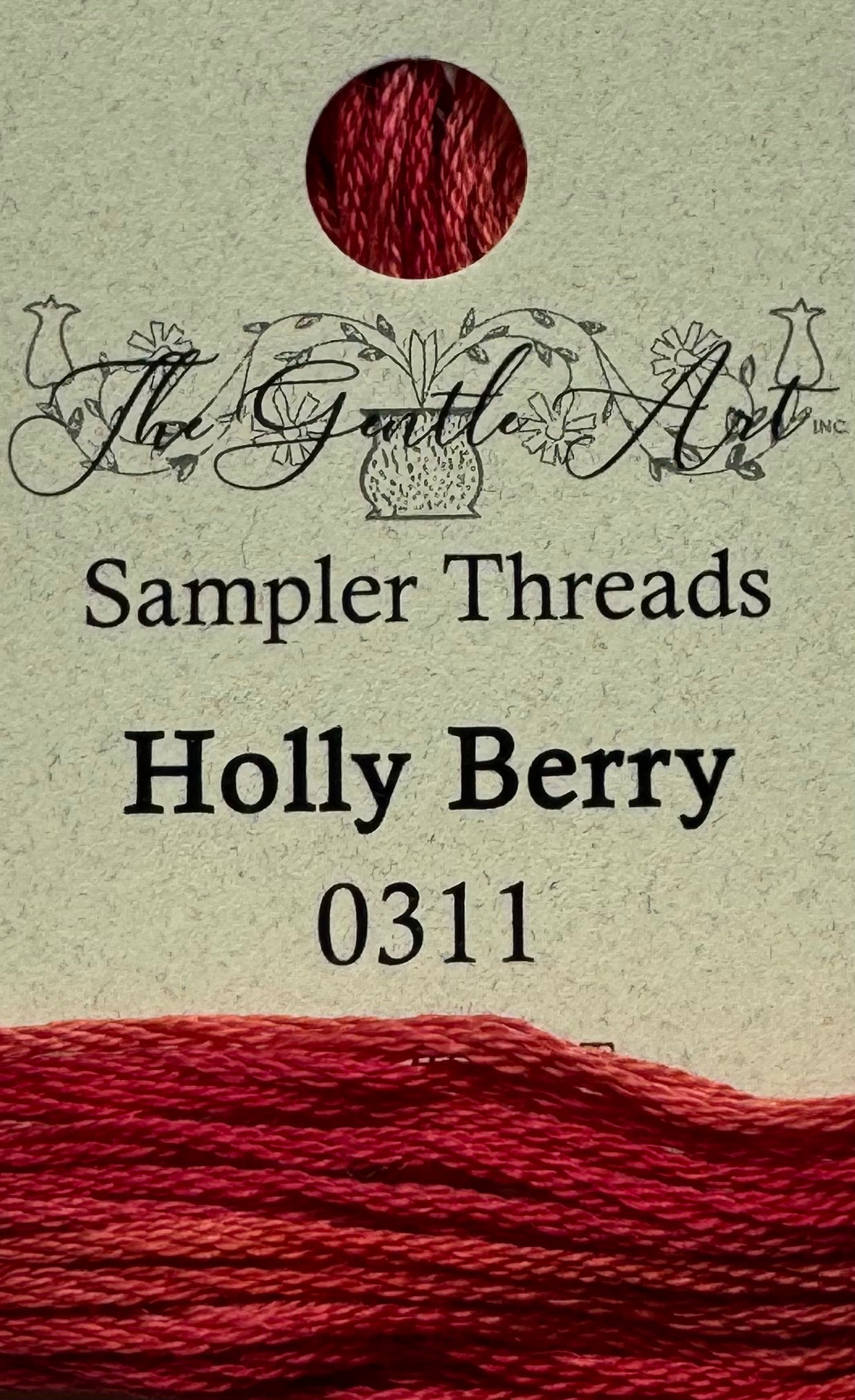 The Gentle Art Sampler Threads; Holly Berry – The Cross Stitch Emporium